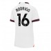 Billige Manchester City Rodri Hernandez #16 Udebane Fodboldtrøjer Dame 2023-24 Kortærmet